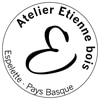 Logo de l'Atelier Etienne bois, menuisier ébéniste à Espelette