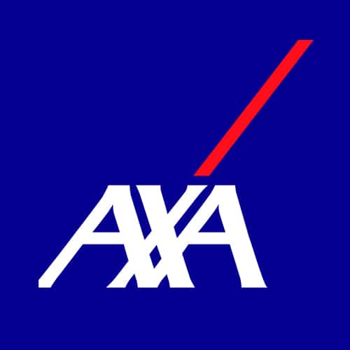 Logo de AXA, assureur à Biarritz et Bidart, client de l'Agence Iltze community manager au Pays basque